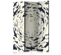 Paravent 3 Volets "Fish Swirl" 135x172cm