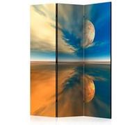 Paravent 3 Volets "Fly Me To the Moon" 135x172cm Multicolore G