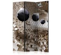 Paravent 3 Volets "Golden Jigsaw" 135x172cm