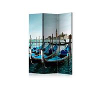Paravent 3 Volets "Gondolas on the Grand Canal, Venice" 135x172cm