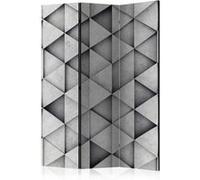 Paravent 3 Volets "Grey Triangles" 135x172cm