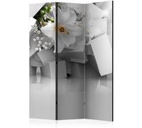 Paravent 3 Volets "Lost in Chaos" 135x172cm Multicolore G