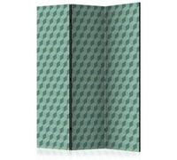 Paravent 3 Volets "Monochromatic Cubes" 135x172cm