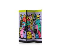 Paravent 3 Volets "Monsters From 3rd C Grade" 135x172cm