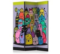 Paravent 3 Volets "Monsters From 3rd C Grade" 135x172cm