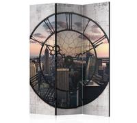 Paravent 3 Volets "NYC Time Zone" 135x172cm