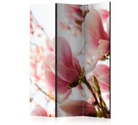 Paravent 3 Volets "Pink Magnolia" 135x172cm
