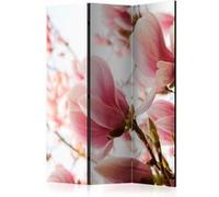 Paravent 3 volets - Pink magnolia [Room Dividers] - 135x172 (39875)