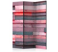 Paravent 3 Volets "Pink Manor" 135x172cm