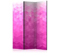 Paravent 3 Volets "PInk Pixel" 135x172cm