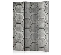 Paravent 3 Volets "Platinum Cubes" 135x172cm
