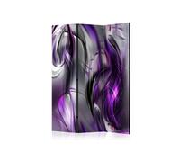 Paravent 3 volets Purple Swirls-Taille L 135 x H 172 cm