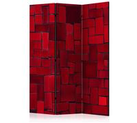 Paravent 3 Volets "Red Imagination" 135x172cm