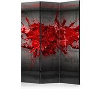 Paravent 3 Volets "Red Ink Blot" 135x172cm