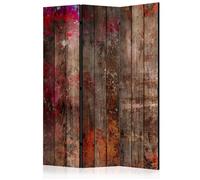 Paravent 3 Volets "Stained Wood" 135x172cm