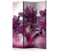 Paravent 3 Volets "The Purple Flame" 135x172cm