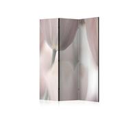 Paravent 3 Volets "Tulips Fine Art Black & White II" 135x172cm Multicolore G