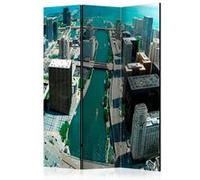 Paravent 3 Volets "Urban Architecture of Chicago" 135x172cm