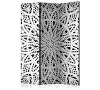 Paravent 3 Volets "White Mandala" 135x172cm