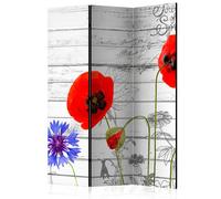 Paravent 3 Volets "Wildflowers" 135x172cm