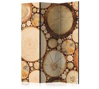 Paravent 3 Volets "Wood Grains" 135x172cm
