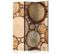 Paravent 3 volets - Wood grains [Room Dividers] - 135x172 (40805)