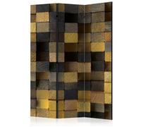 Paravent 3 Volets "Wooden Cubes" 135x172cm