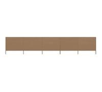 Paravent 9 Panneaux Tissu 1200x80 cm Vert Ecran Anti-vent Abri Plage vidaXL