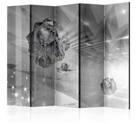 Paravent 5 Volets "Abstract Greyness" 172x225cm