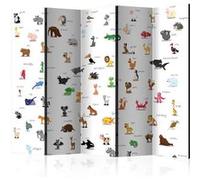 Autres accessoires de décoration Artgeist Paravent 5 volets - animals (for children) II [Room Dividers] - 225x172 (38201)