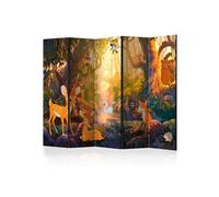 Paravent 5 Volets "Animals in the Forest" 172x225cm