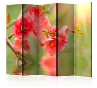 Paravent 5 volets - Azalea reflected in the water II [Room Dividers] - 225x172 (38263)