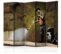 Paravent 5 Volets "Banksy - Cave Painting" 172x225cm