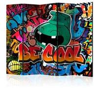 Paravent 5 Volets "Be Cool" 172x225cm Multicolore G