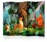 Paravent 5 Volets "Bear & Friends" 172x225cm