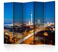 Paravent 5 Volets "Berlin By Night" 172x225cm G