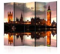 Paravent 5 volets - Big Ben in the evening, London II [Room Dividers] - 225x172 Artgeist (38348) G