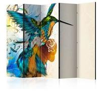 Paravent 5 volets - Bird's Music II [Room Dividers] - 225x172 Artgeist (38365) G