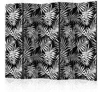 Paravent 5 Volets "Black & White Jungle" 172x225cm