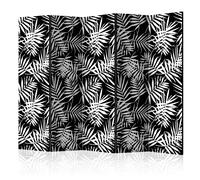 Paravent 5 Volets "Black & White Jungle" 172x225cm