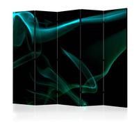 Paravent 5 Volets "Blue Smoke Waves" 172x225cm