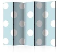 Paravent 5 Volets "Blue Sweetness" 172x225cm