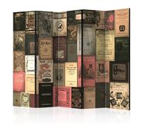 Paravent 5 Volets "Books of Paradise" 172x225cm