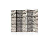 Paravent 5 Volets "Brick Wall : Minimalism" 172x225cm