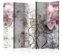 Paravent 5 Volets "Bright Red Orchids" 172x225cm
