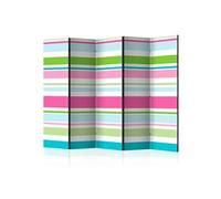Paravent 5 Volets "Bright Stripes" 172x225cm
