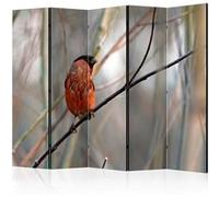 Paravent 5 Volets "Bullfinch in the Forest" 172x225cm