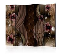 Paravent 5 Volets "Burgundy Pansies" 172x225cm