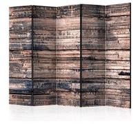 Paravent 5 Volets "Burnt Boards" 172x225cm