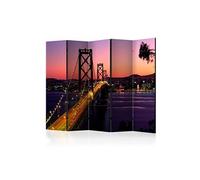 Paravent 5 volets - Charming evening in San Francisco II [Room Dividers] - 225x172 (38561)
